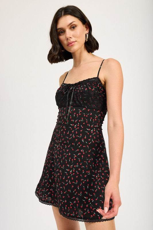 LACE TRIM SLIP DRESS - Shop Style & More | Fresh Looks, Everyday Deals & Free Shipping