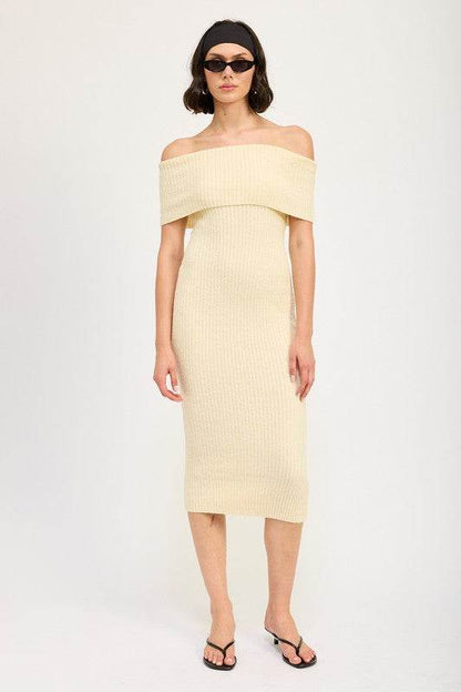 STRAPLESS BODYCON MIDI DRESS - Shop Style & More | Fresh Looks, Everyday Deals & Free Shipping