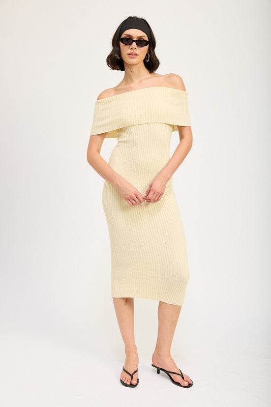 STRAPLESS BODYCON MIDI DRESS - Shop Style & More | Fresh Looks, Everyday Deals & Free Shipping