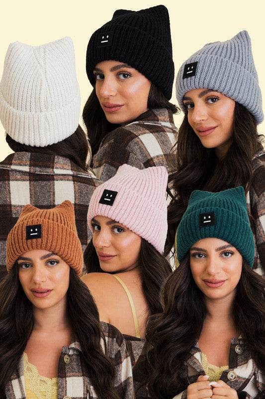 Chill Vibes Soft Ribbed Squared Face Beanie - Shop Style & More | Fresh Looks, Everyday Deals & Free Shipping