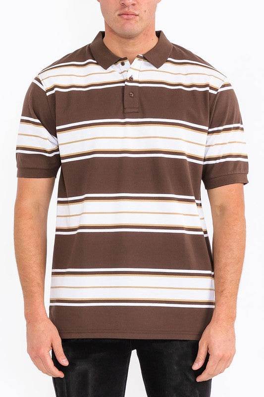 Old School Striped Pique Polo Shirt - Shop Style & More | Fresh Looks, Everyday Deals & Free Shipping