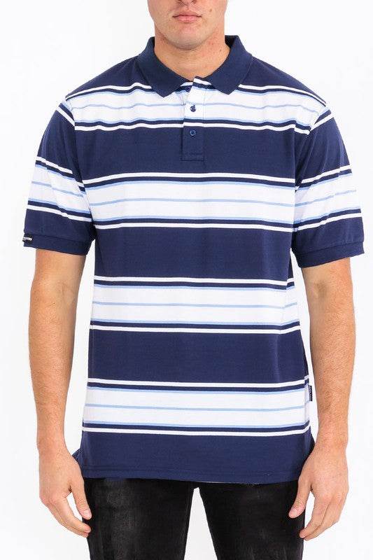 Old School Striped Pique Polo Shirt - Shop Style & More | Fresh Looks, Everyday Deals & Free Shipping