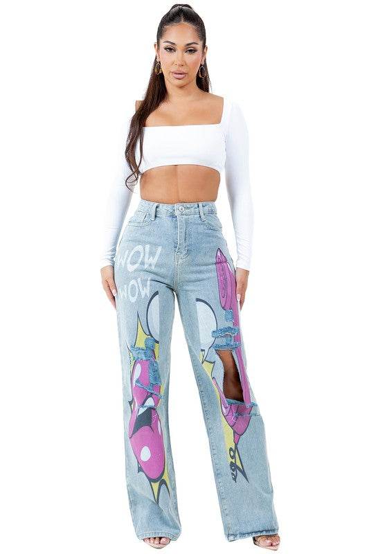 WOMEN FASHION DENIM PANTS - Shop Style & More | Fresh Looks, Everyday Deals & Free Shipping