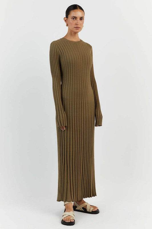WOMEN FASHION KNITWEAR LONG MAXI DRESS - Shop Style & More | Fresh Looks, Everyday Deals & Free Shipping