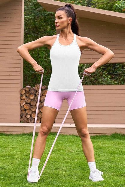 Ribbed Workout Tank Tops with Built in Bra - Shop Style & More | Fresh Looks, Everyday Deals & Free Shipping