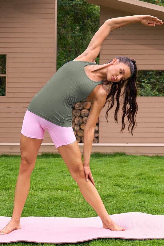 Ribbed Workout Tank Tops with Built in Bra - Shop Style & More | Fresh Looks, Everyday Deals & Free Shipping