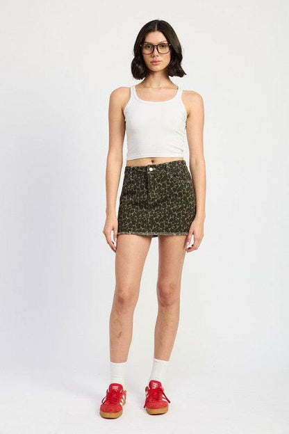PRINTED DENIM SKIRT - Shop Style & More | Fresh Looks, Everyday Deals & Free Shipping