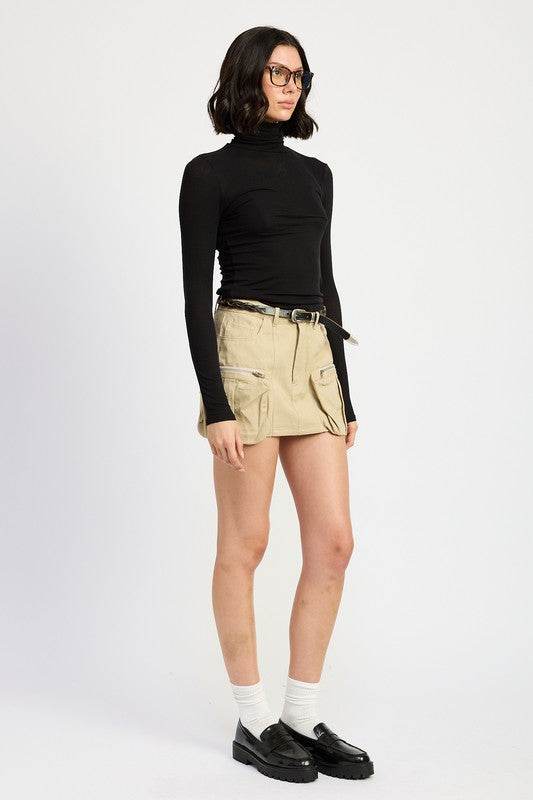 EXPOSED CARGO POCKET MINI SKIRT - Shop Style & More | Fresh Looks, Everyday Deals & Free Shipping