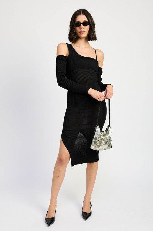 OFF SHOULDER LONG SLEEVE MAXI DRESS - Shop Style & More | Fresh Looks, Everyday Deals & Free Shipping