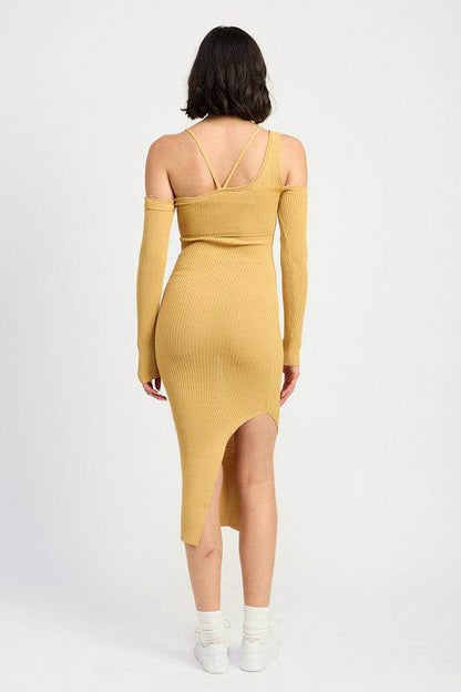 OFF SHOULDER LONG SLEEVE MAXI DRESS - Shop Style & More | Fresh Looks, Everyday Deals & Free Shipping