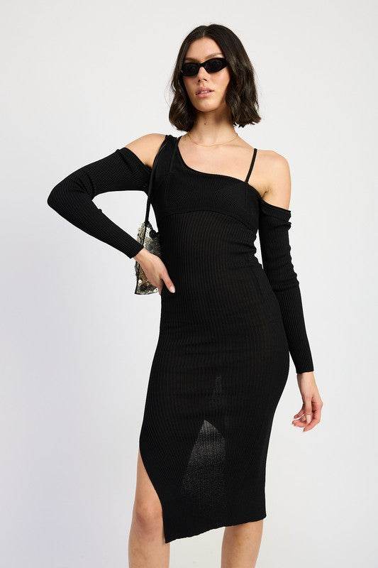 OFF SHOULDER LONG SLEEVE MAXI DRESS - Shop Style & More | Fresh Looks, Everyday Deals & Free Shipping