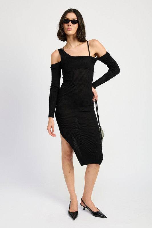 OFF SHOULDER LONG SLEEVE MAXI DRESS - Shop Style & More | Fresh Looks, Everyday Deals & Free Shipping