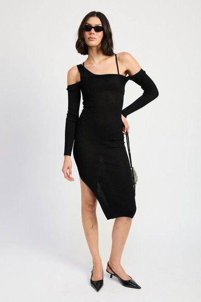 OFF SHOULDER LONG SLEEVE MAXI DRESS - Shop Style & More | Fresh Looks, Everyday Deals & Free Shipping