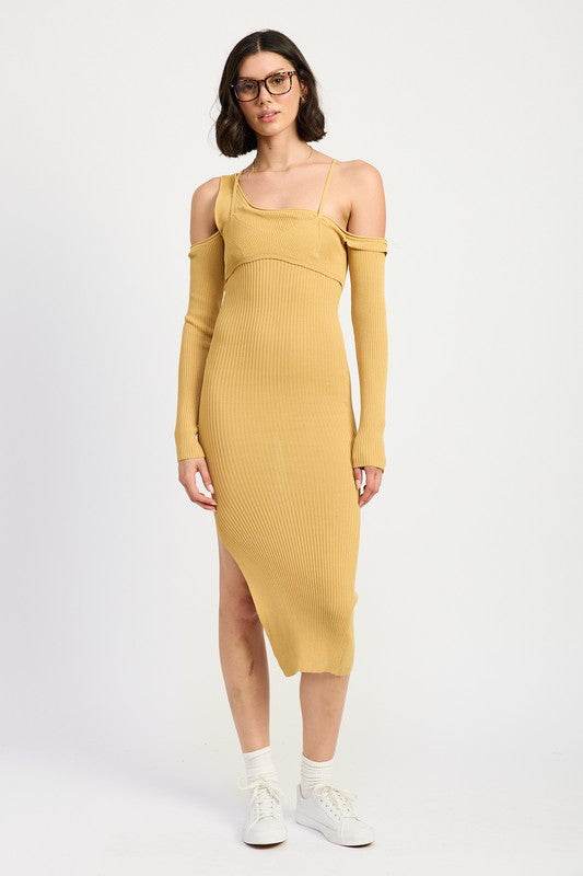 OFF SHOULDER LONG SLEEVE MAXI DRESS - Shop Style & More | Fresh Looks, Everyday Deals & Free Shipping