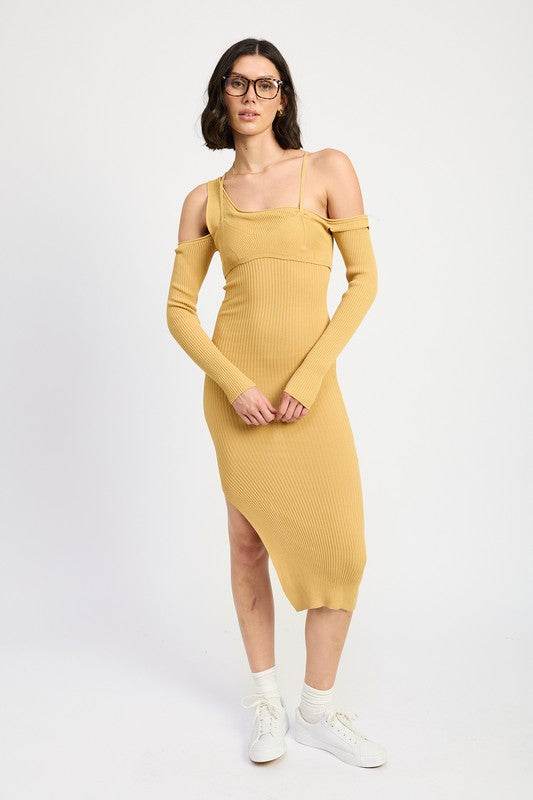 OFF SHOULDER LONG SLEEVE MAXI DRESS - Shop Style & More | Fresh Looks, Everyday Deals & Free Shipping