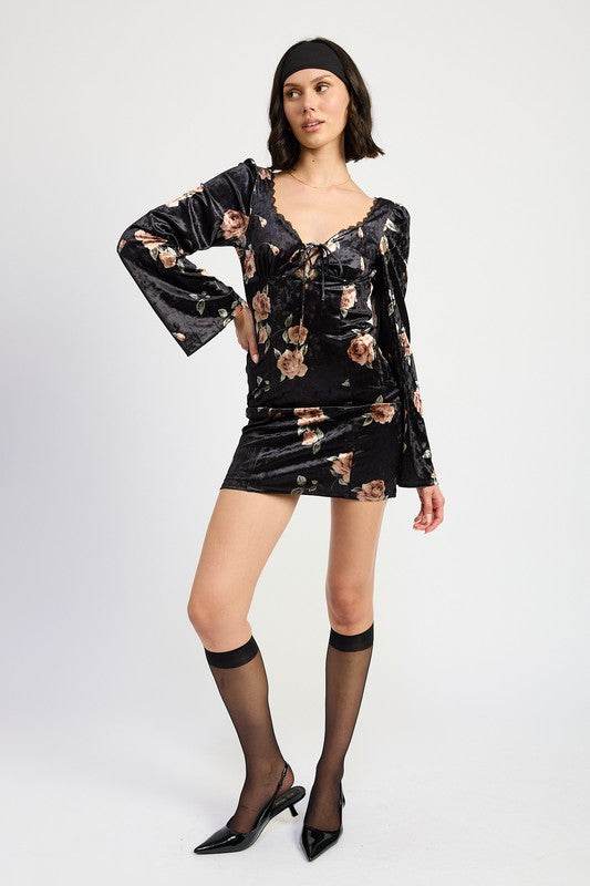 LACE UP FLORA DRESS WITH OPEN BACK - Shop Style & More | Fresh Looks, Everyday Deals & Free Shipping