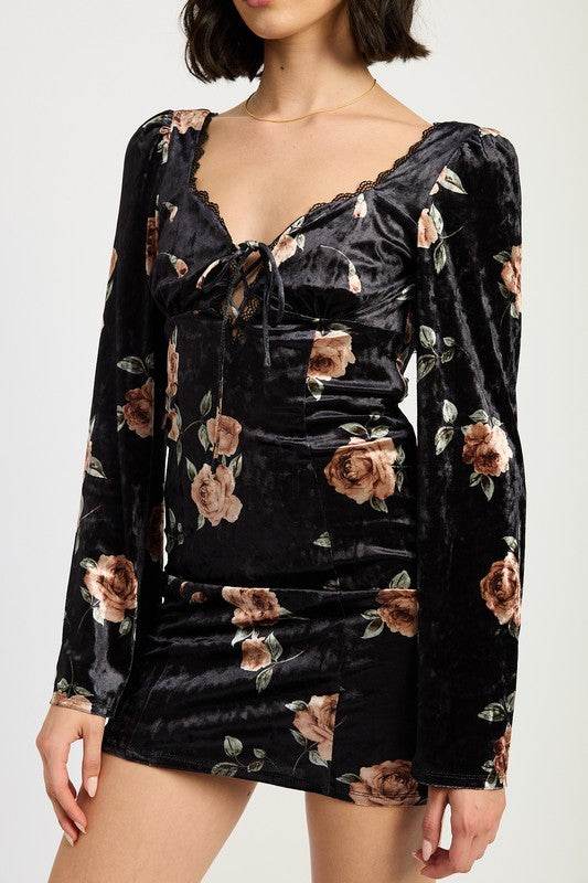 LACE UP FLORA DRESS WITH OPEN BACK - Shop Style & More | Fresh Looks, Everyday Deals & Free Shipping