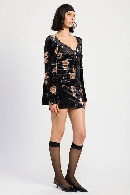 LACE UP FLORA DRESS WITH OPEN BACK - Shop Style & More | Fresh Looks, Everyday Deals & Free Shipping