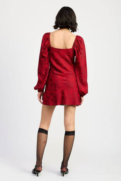 LONG SLEEVE LACE MINI DRESS - Shop Style & More | Fresh Looks, Everyday Deals & Free Shipping