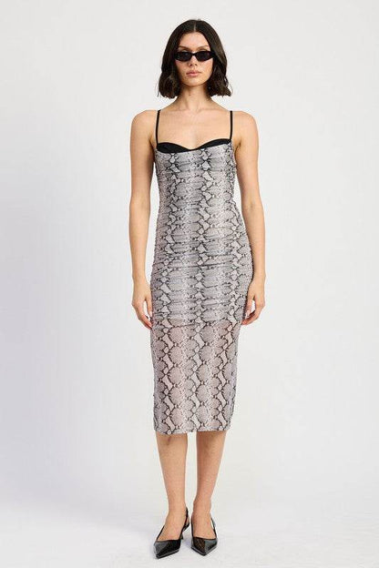 RUCHED BODYCON MIDI DRESS - Shop Style & More | Fresh Looks, Everyday Deals & Free Shipping