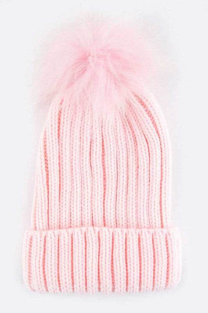 Raccoon Fur PomPom Beanie - Shop Style & More | Fresh Looks, Everyday Deals & Free Shipping