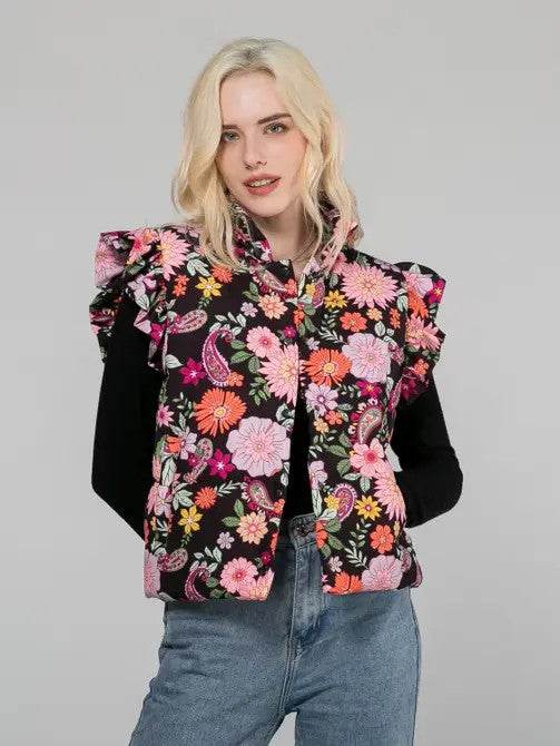 Floral vest - Shop Style & More | Fresh Looks, Everyday Deals & Free Shipping