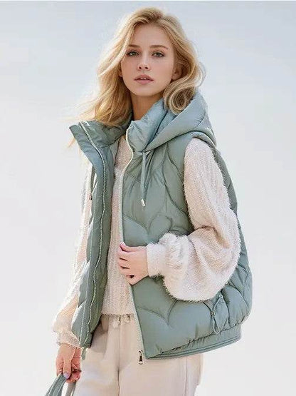 Puffer vest with Hoodie  - Shop Style & More | Fresh Looks, Everyday Deals & Free Shipping