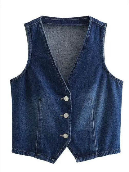 Cropped Denim Vest - Shop Style & More | Fresh Looks, Everyday Deals & Free Shipping