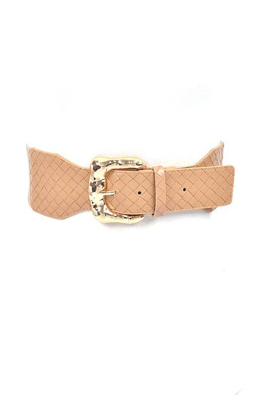 Braided Texture Faux Leather Elastic Belt - Shop Style & More | Fresh Looks, Everyday Deals & Free Shipping