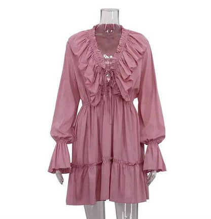 Long sleeve ruffle dress - Shop Style & More | Fresh Looks, Everyday Deals & Free Shipping