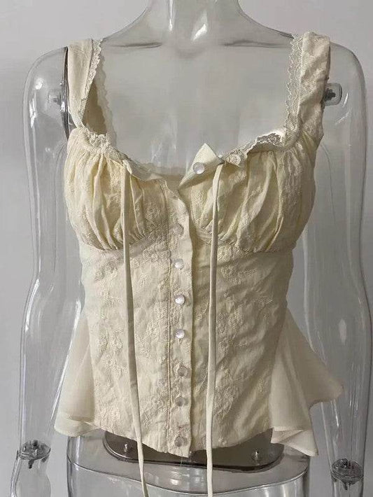 Button front tank top blouse - Shop Style & More | Fresh Looks, Everyday Deals & Free Shipping