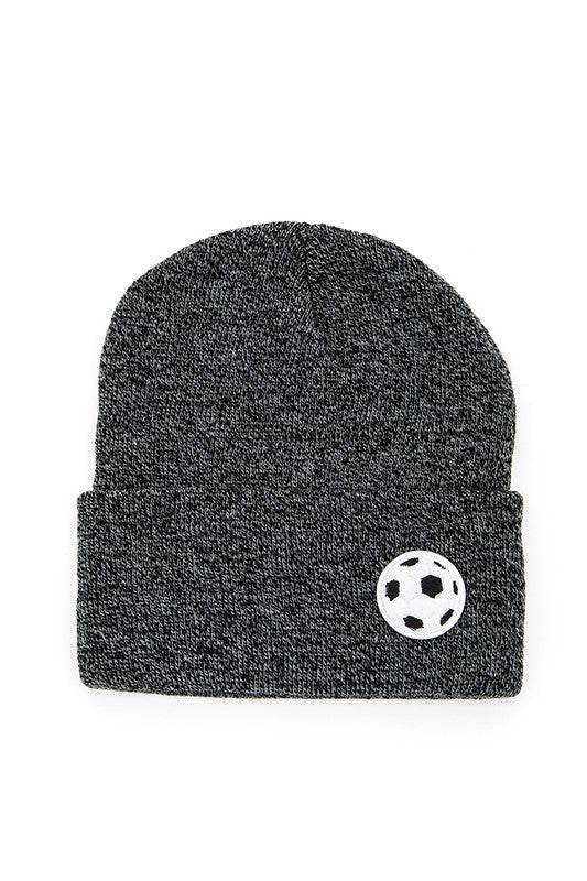 Soccer Patch Unisex Winter Beanie - Shop Style & More | Fresh Looks, Everyday Deals & Free Shipping