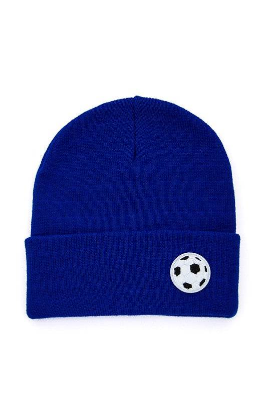 Soccer Patch Unisex Winter Beanie - Shop Style & More | Fresh Looks, Everyday Deals & Free Shipping
