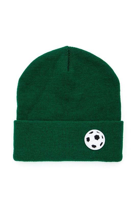 Soccer Patch Unisex Winter Beanie - Shop Style & More | Fresh Looks, Everyday Deals & Free Shipping