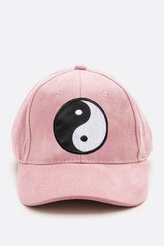 Yin Yang Patch Faux Suede Cap - Shop Style & More | Fresh Looks, Everyday Deals & Free Shipping