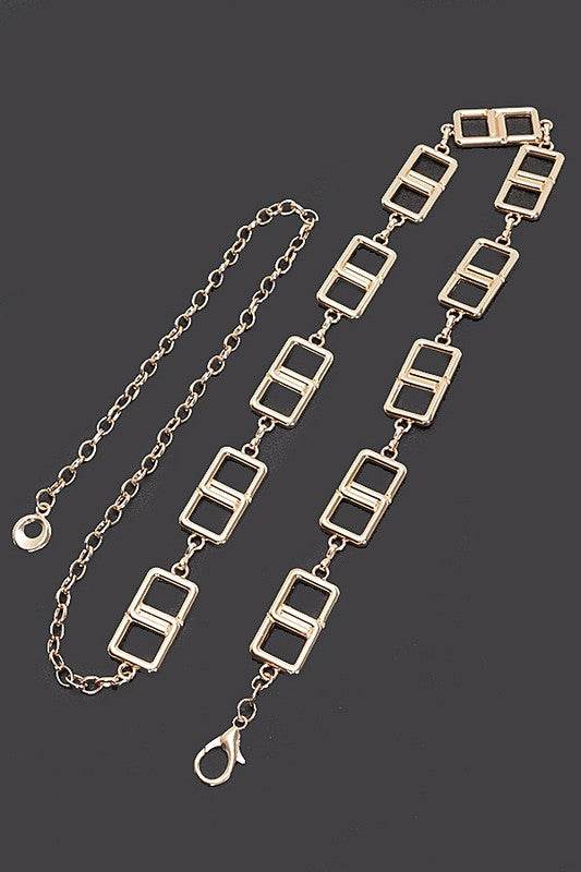 Station Square Link Fashion Chain Belt - Shop Style & More | Fresh Looks, Everyday Deals & Free Shipping