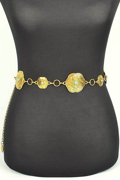 Iconic Western Engraved Chain Belt - Shop Style & More | Fresh Looks, Everyday Deals & Free Shipping