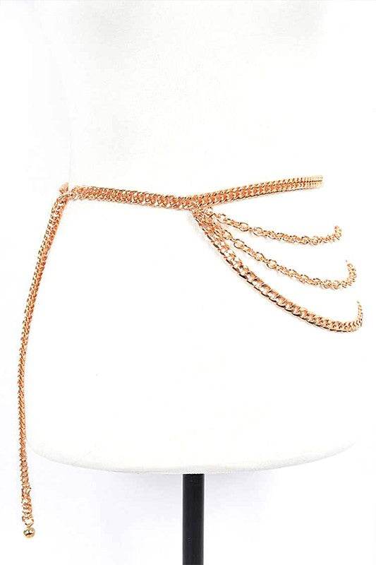 Mix Texture Layered Chain Belt - Shop Style & More | Fresh Looks, Everyday Deals & Free Shipping