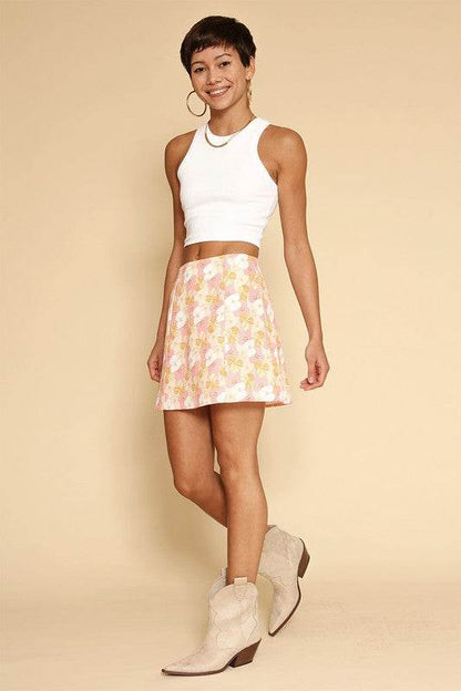 Floral mini skirt - Shop Style & More | Fresh Looks, Everyday Deals & Free Shipping