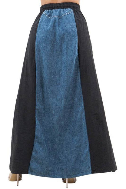 WOMEN FASHION DENIM LONG MAXI SKIRT - Shop Style & More | Fresh Looks, Everyday Deals & Free Shipping