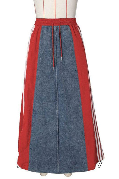 WOMEN FASHION DENIM LONG MAXI SKIRT - Shop Style & More | Fresh Looks, Everyday Deals & Free Shipping