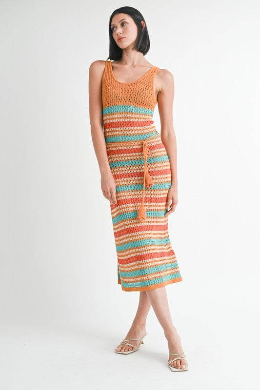 SCOOP NECK CROCHET MAXI DRESS - Shop Style & More | Fresh Looks, Everyday Deals & Free Shipping