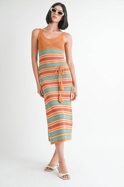 SCOOP NECK CROCHET MAXI DRESS - Shop Style & More | Fresh Looks, Everyday Deals & Free Shipping