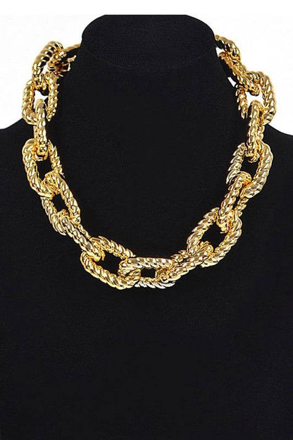 Texture Chain Link Necklace - Shop Style & More | Fresh Looks, Everyday Deals & Free Shipping