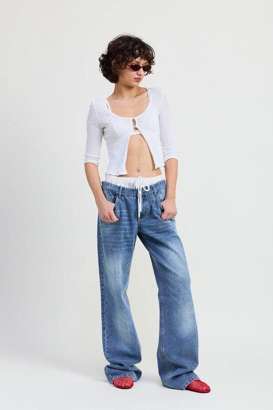 LOW RISE DENIM JEAN - Shop Style & More | Fresh Looks, Everyday Deals & Free Shipping