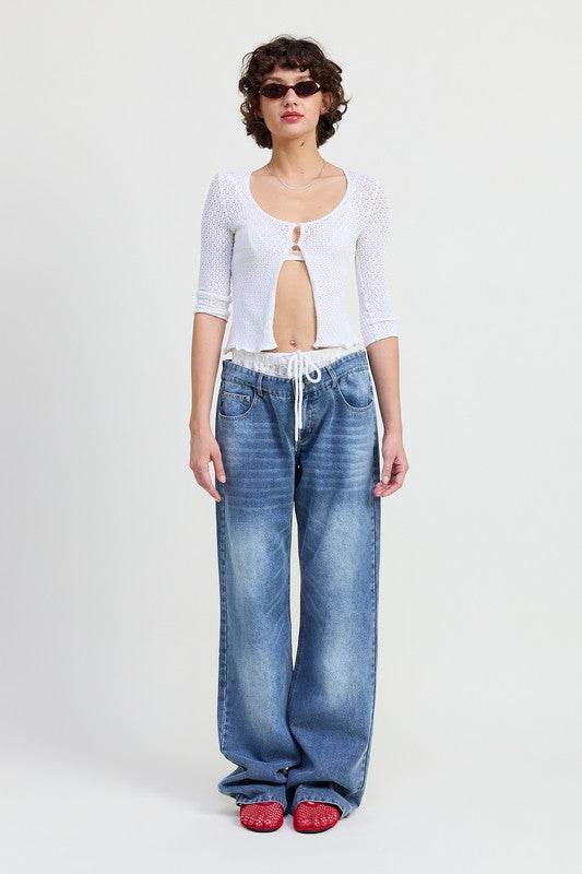 LOW RISE DENIM JEAN - Shop Style & More | Fresh Looks, Everyday Deals & Free Shipping