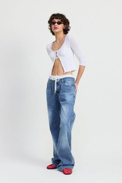 LOW RISE DENIM JEAN - Shop Style & More | Fresh Looks, Everyday Deals & Free Shipping