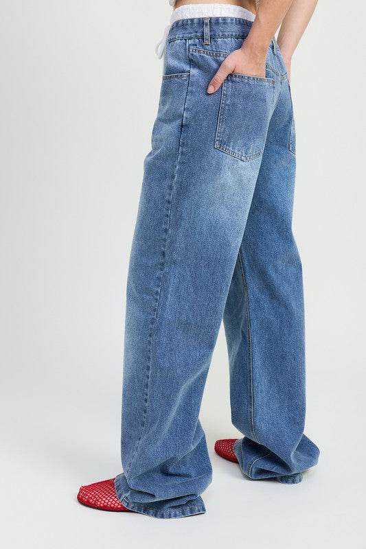 LOW RISE DENIM JEAN - Shop Style & More | Fresh Looks, Everyday Deals & Free Shipping