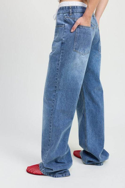 LOW RISE DENIM JEAN - Shop Style & More | Fresh Looks, Everyday Deals & Free Shipping