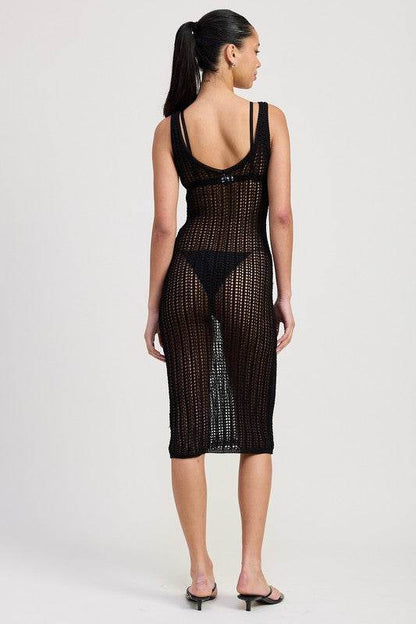 MAXI CROCHET METALIC BEADED DRESS - Shop Style & More | Fresh Looks, Everyday Deals & Free Shipping